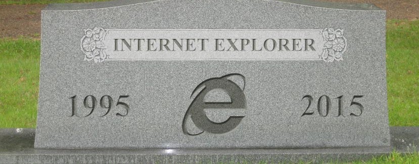 internet explorer dead