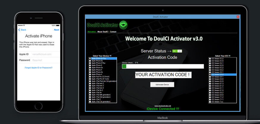 doulci activator 7.0 username and password